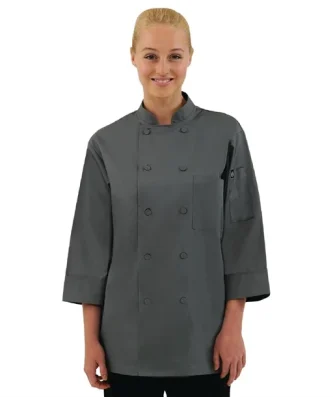 Veste de cuisine mixte Chef Works grise S