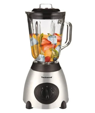 Blender inox avec bol en verre 500 W 1,5 L TBLI-360 Techwood