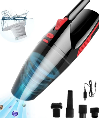 Aspirateur de table sans fil 120W rouge noir Vendos85