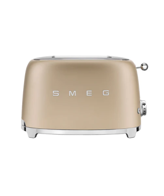 Toaster 2 tranches années 50 or mat Smeg