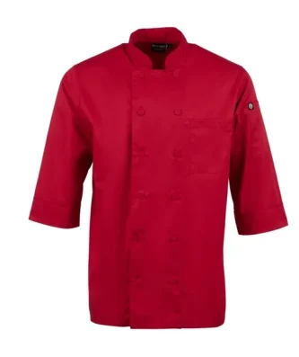 Veste de cuisine mixte Chef Works rouge XL