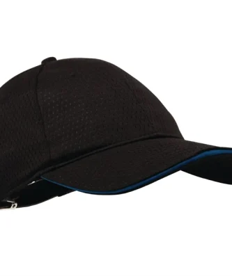 Casquette baseball Cool Vent Chef Works noire et bleue