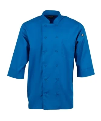 Veste de cuisine mixte Chef Works bleue XXL