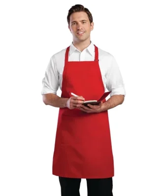 Tablier bavette Chef Works rouge