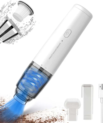 Aspirateur de table sans fil rechargeable 8000PA blanc Vendos85