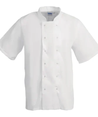 Veste de cuisine mixte Whites Boston manches courtes blanche