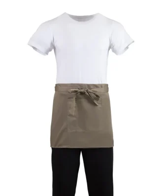 Tablier serveur court Whites marron clair