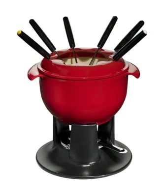 Service à fondue Tulipe rouge 21 cm Chasseur