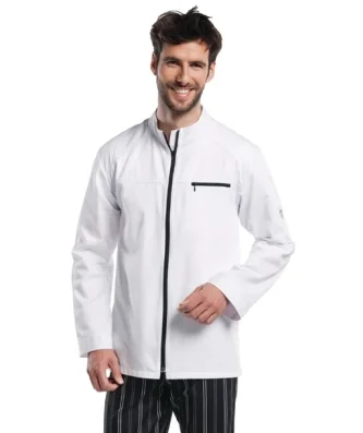 Veste de cuisine mixte Chaud Devant Modena blanche