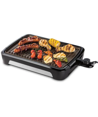 George Foreman 25850-56 Barbecue Grill Sans Fumee Interieur Exterieur, Plaques Amovibles George Foreman