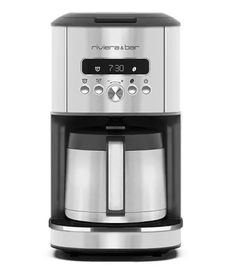 Cafetière à filtre isotherme programmable 1,5L 950W Riviera et bar
