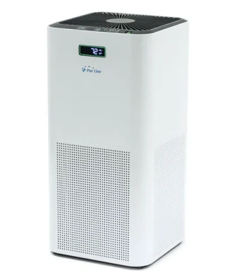 Purificateur d'air avec filtre HEPA, PM2, ioniseur, écran tactile LED, 3 vitesses et mode AUTO pour 60m2 Purline