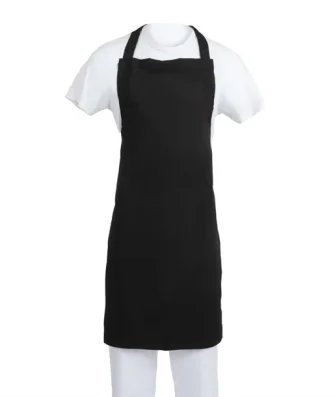 Tablier bavette Whites polyester-coton noir XL