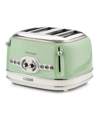 Grille pain 4 fentes Vintage Verde 1630 W Ariete