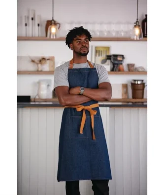 Tablier serveur bleu denim Southside 700x1000mm