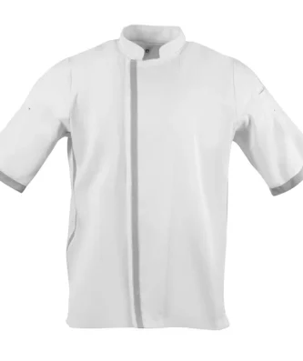 Veste de cuisine blanche à manches courtes Southside