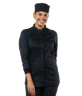Veste de cuisine femme noire Chaud Devant Sorella UFX