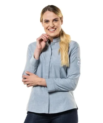 Veste de cuisine femme grise Chaud Devant Nordic