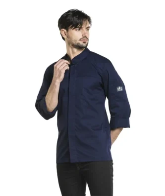 Veste de cuisine Chaud Devant Salerno bleue