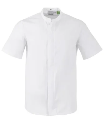 Veste de cuisinier en maille à manches courtes Southside Harlem blanche