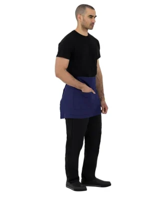 Tablier en toile de coton Southside bleu marine