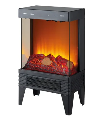 Cheminée électrique en acier noir 2kW Purline