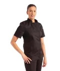Veste de cuisine femme zippée légère Springfield Chef Works noire XXL
