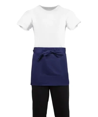 Tablier serveur court Whites bleu marine