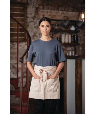 Tablier en toile de coton Southside beige
