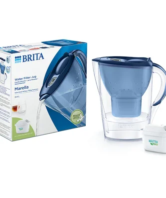 Carafe filtrante Marella bleue 2,4 L et filtre Maxtra Pro Brita france