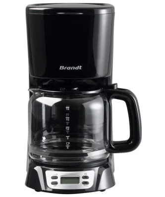 Cafetière à Filtre Noire 18 Tasses - Caf 1318 E Brandt