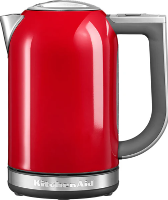 bouilloire électrique de 1,7L 2400W rouge empire argent Kitchenaid