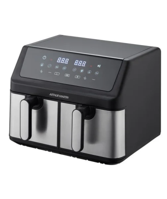 Friteuse Sans Huile - - Airfryer Ampf9 - 2 Cuves De 4,5l - 2000w - Affichage Led Arthur Martin