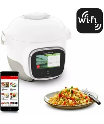 Cookeo Touch Mini 3l Multicuiseur Intelligent Connecté Haute Pression Ce922110 - 100 Recettes Intégrées Moulinex