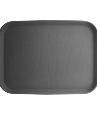 Plateau rectangulaire antidérapant en fibre de verre Cambro EpicTread bleu 350 mm