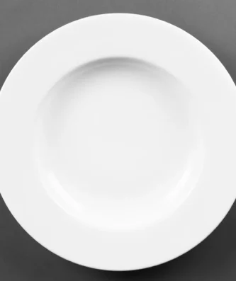 Assiettes à pâtes blanches 310mm Olympia (Lot de 4)