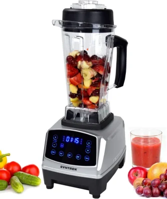 blender Mélangeur de cuisine numérique 1500 Watt, 40000 tr / min 2L avec Écran LCD Syntrox