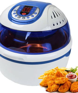 Friteuse à air chaud turbo bleu Syntrox