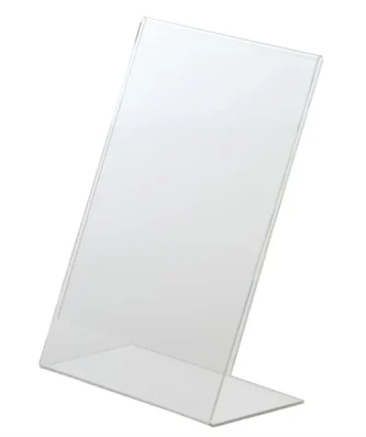 Protège-menus incliné en acrylique Olympia