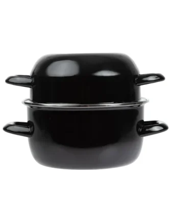 Marmites à moules émaillées Olympia 1kg