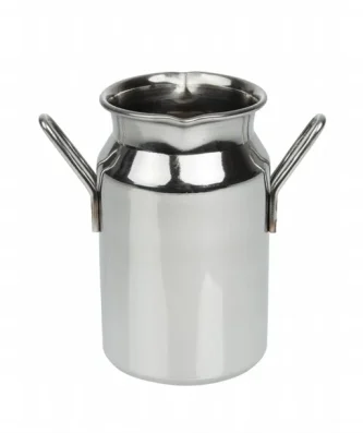 Mini bidon à lait inox Olympia taille moyenne