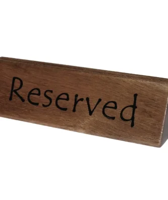 Chevalet en bois Olympia réservé (Lot de 10)