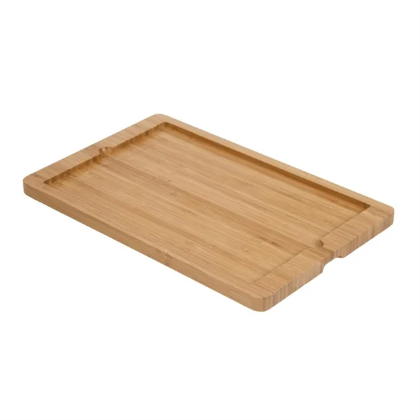 Planche support en bois Olympia pour plat en ardoise CM063 330x210x15mm