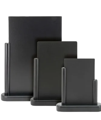 Petit chevalet de table Securit Elegant bois laqué noir