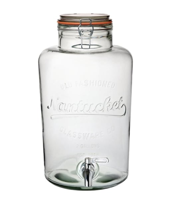 Distributeur de boissons en verre transparent Utopia 8.5 L