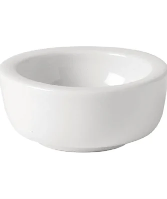 Pots à beurre Utopia Titan blancs 65 mm (lot de 6)