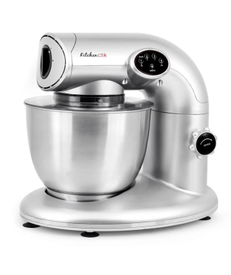 Robot pétrin avec bol inox 5L AK80 Gris Kitchencook