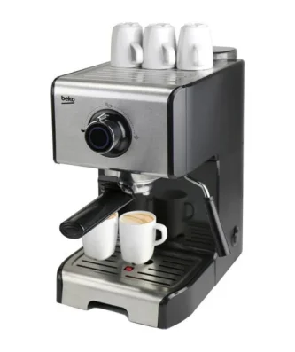 Beko Cep5152b - Machine Expresso Classique 1200w - Reservoir 1,2l - Buse Vapeur Orientable 360? - 15 Bar - Noir Et Inox Beko