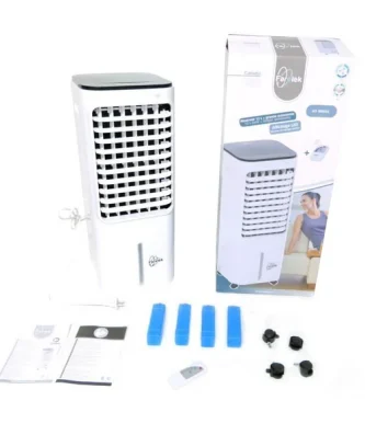 Rafraichisseur D'air - Farelek - 112201 - 3 Vitesses - 7,5 H - 12 L - Blanc Farelek