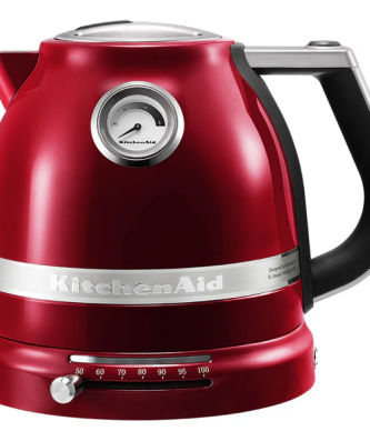 bouilloire électrique de 1,5L 2400W pomme d'amour argent Kitchenaid